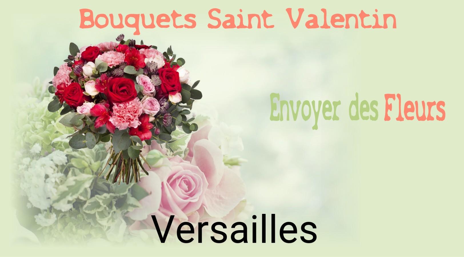 Roses de Saint-Valentin livrées à Versailles